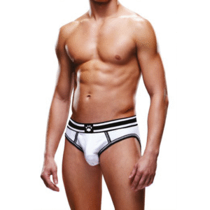 Prowler Open Brief White/black XL