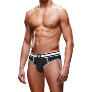 Prowler Open Brief Black/white L