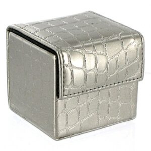 devine condoom cube zilver croco