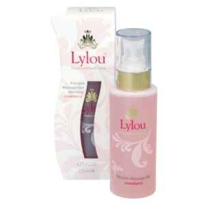 lylou - kissable massagegel aardbei