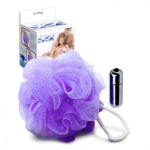 sex in the shower - vibrating mesh sponge