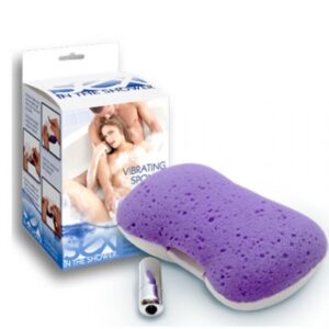sex in the shower - vibrating sponge