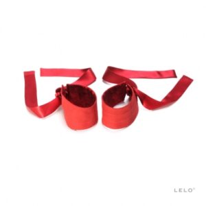 lelo - etherea zijden boeien rood