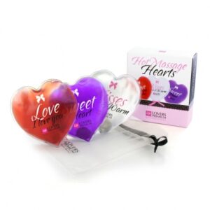 loverspremium - warme massageharten (3 st.)
