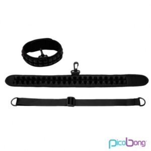 picobong - speak no evil choker zwart