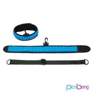 picobong - speak no evil choker blauw