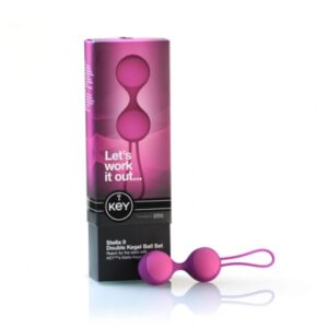 key by jopen - stella ii kegel bal set roze