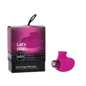 key by jopen - aries finger massager roze