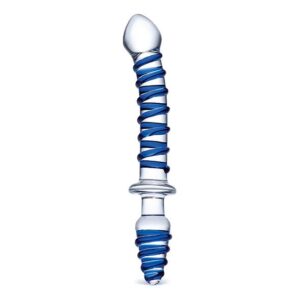 Glas Mr. Swirly Dubbele Glazen Dildo&Butt Plug