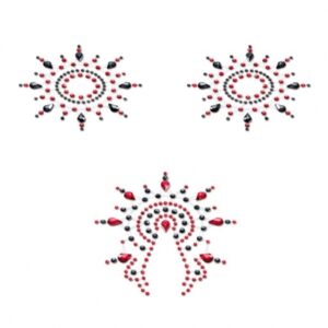 petits joujoux - gloria set zwart / rood