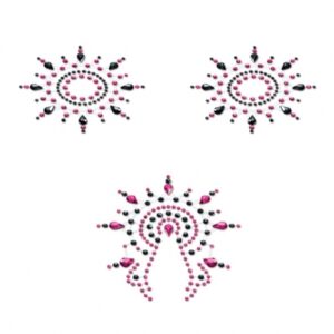 petits joujoux - gloria set zwart / roze