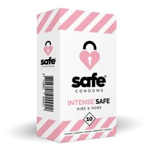 Safe Intense Safe Ribs&Nobs Condooms 10 stuks