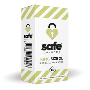 Safe King Size XL Condooms 10 stuks