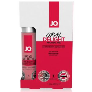 System JO Stimulerende Gel Orale Seks Aardbei 30 ml