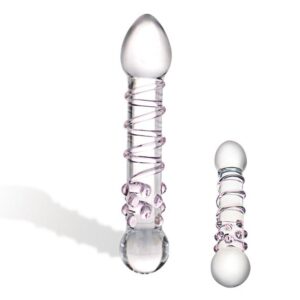 Glas Spiral Staircase Full Glazen Dildo