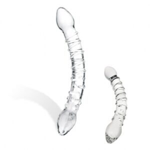 glas - double trouble glazen dildo