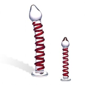 glas - mr. swirly glazen dildo