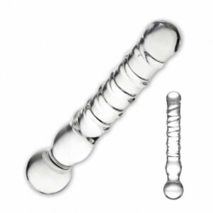 glas - joystick clear glazen dildo