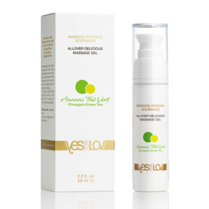 YESforLOV Massage Glijmiddel 2 in 1 Ananas & Groene Thee 50 ml