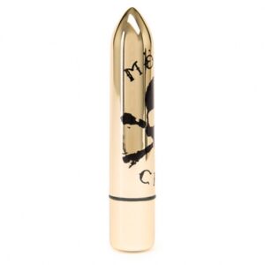 motley crue - classic skull 10 function bullet vibrator goud