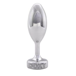 Doxy Metalen Buttplug Glad 13 cm