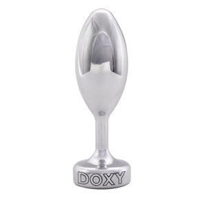 Doxy Metalen Buttplug Glad 13 cm