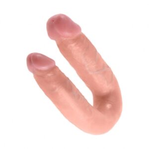 king cock - u-shaped double trouble medium huidskleur
