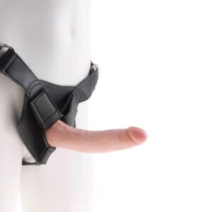 king cock - strap-on harness met 7 inch cock huidskleur