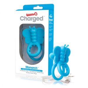 the screaming o - charged monarch wearable butterfly vibe blauw