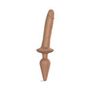 Strap-On-Me Switch Dubbele Dildo Caramel L