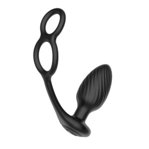 Nexus Tornado Roterende Buttplug Met Cock&Ball Ring 9 cm