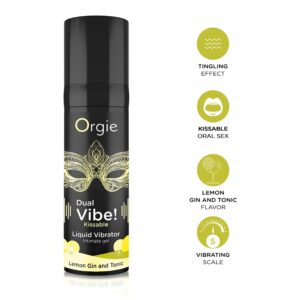 Orgie Dual Vibe Liquid Vibrator Lemon Gin&Tonic 15 ml