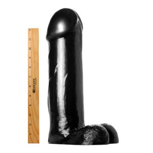 The Titan Dildo - XXL - 37 cm - Black