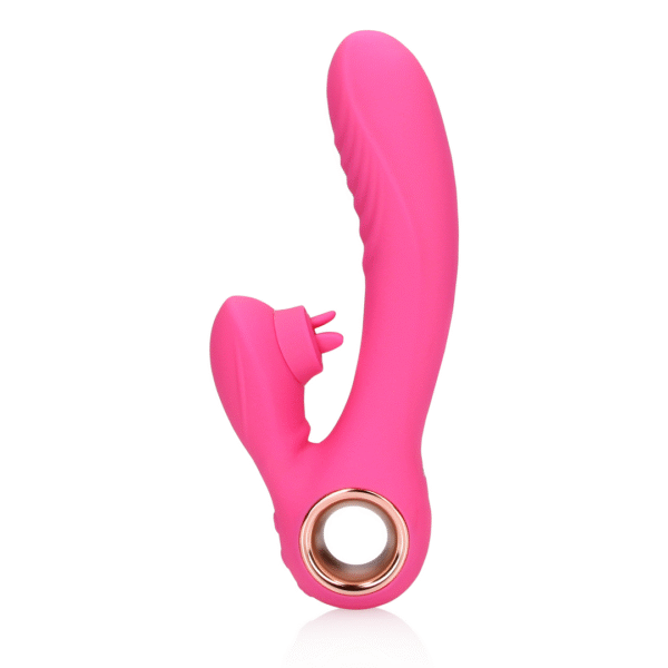 Loveline Heating Rabbit Vibrator Exuberant Pink 19 cm
