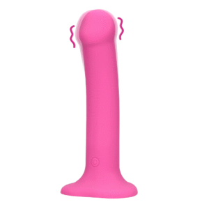 Loveline Vibrerende Dildo Powerful Pink 18 cm
