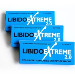 libido extreme 2.0 - voordeel verpakking - 18 erectiepillen - alternatief voor: viagra, levitra, cialis, forte, kamagra en performance.