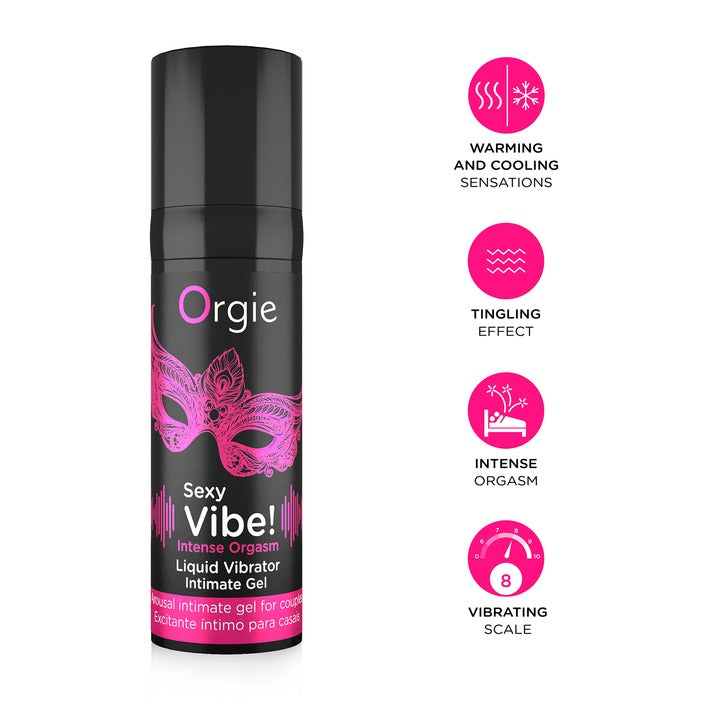 Orgie Sexy Vibe! Intense Orgasm Intieme Gel Voor Koppels 15 ml