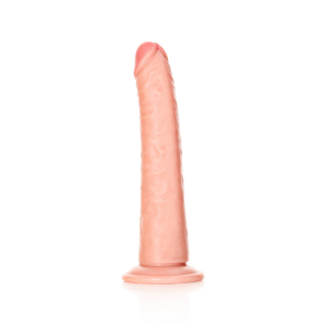 RealRock Dunne Realistische Dildo 20,5 Cm Bruin
