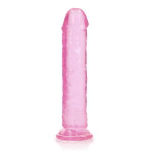 RealRock Crystal Clear Dildo 23 cm Paars