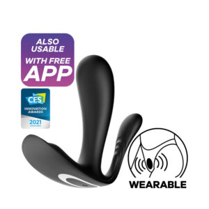 Satisfyer Top Secret+ Draagbare Vibrator Met Anale Stimulator Roos