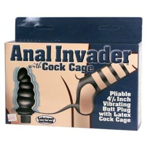 anaal invader met penis kooi