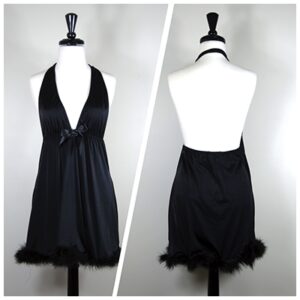 babydoll chemise with thong set - maat:s/m