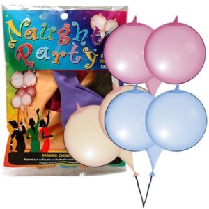 borstvormige ballonnen 6st.