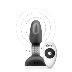 B-Vibe Rimming Petite Vibrerende Buttplug 12 Cm Blauw