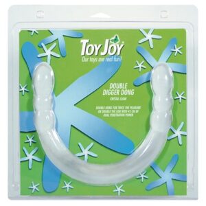 doorzichtige dubbele dildo
