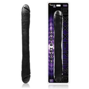 xxl dubbele dildo zwart