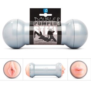 double pumped steel masturbator