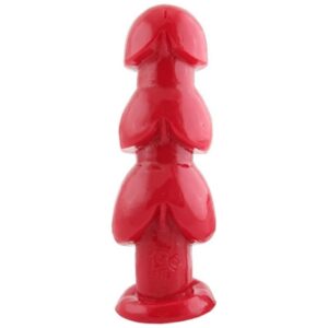 drie dubbele eikel - groot rood
