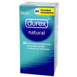durex natural condooms 20st.