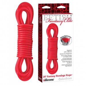 fetish fantasy elite bondage rope - rood